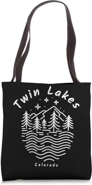 Twin Lakes Reservoir Colorado Tote Bag