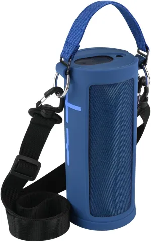 TXEsign Silicone Case Cover for Ultimate Ears Boom 3 Speaker, Travel Carrying Protective Skin Sleeve Speaker Cover with Handle Strap and Shoulder Strap for Ultimate Ears Boom 3 (Blue)