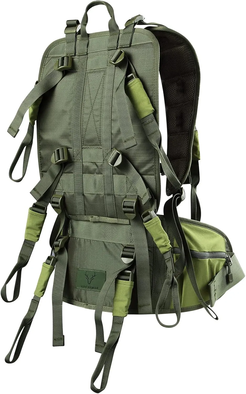 UIIHUNT Tree Stand Transport System, Comfortable Padded Tree Stand Backpack Carry Straps, Adjustable Tree Stand Carrier System, Universal Fits Most Tree Stands, Includes Necessary Hip & Waist Belt
