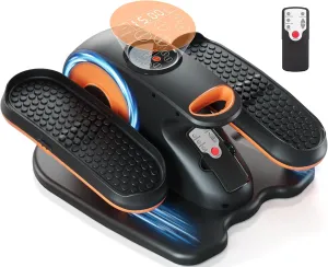 Under Desk Elliptical Machine, Ellipse Exerciser as Seen on TV for Seniors with Remote Control & 12 Adjustable Speeds, Elliptical Machine for Home