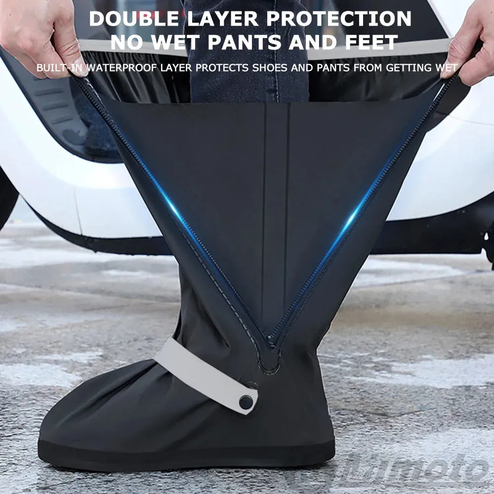 Unisex Motorcycle Boots Cover Shoes Rain Cover Bike Cycling Waterproof