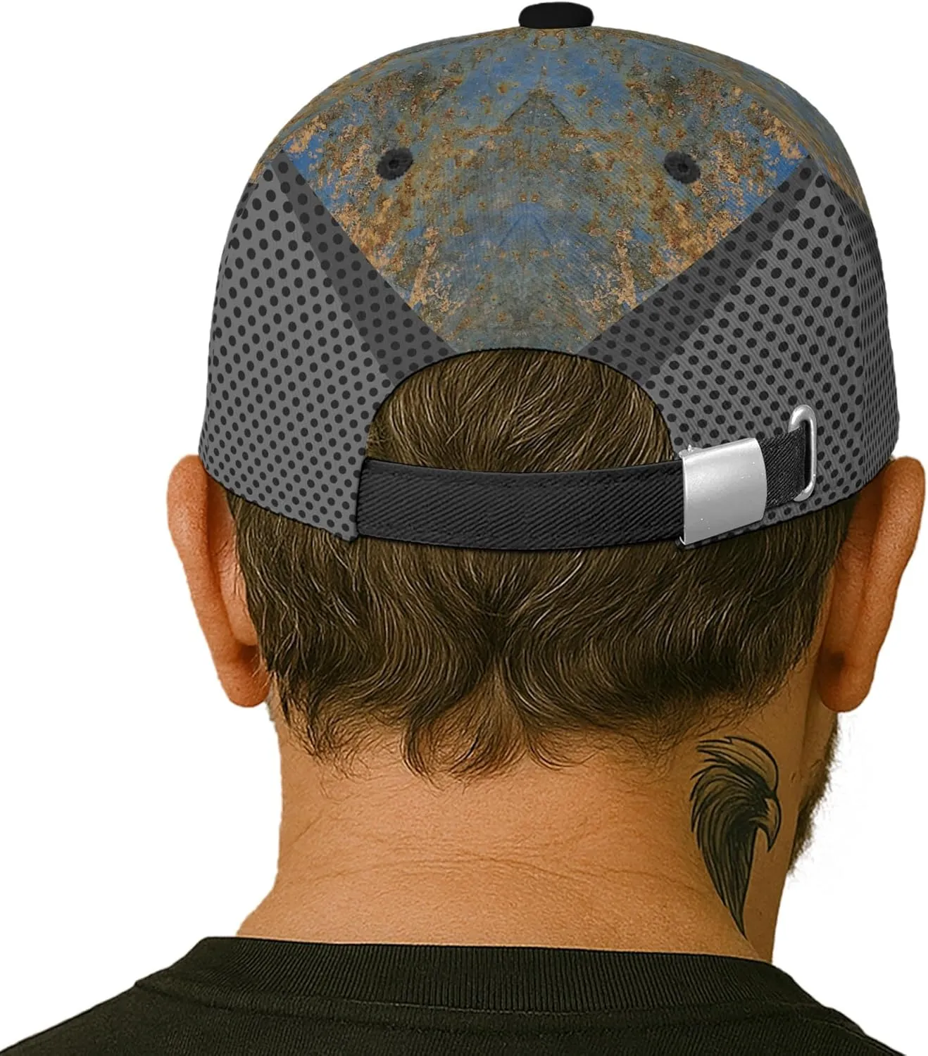 V VIBEPY US Veteran Baseball Cap - Bald Eagle Printed Unisex Hat Gift for Veterans Day, Father's Day, Dad Birthday Gifts