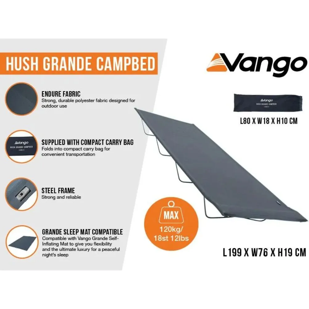 Vango Hush Grande Campbed (Granite Grey)