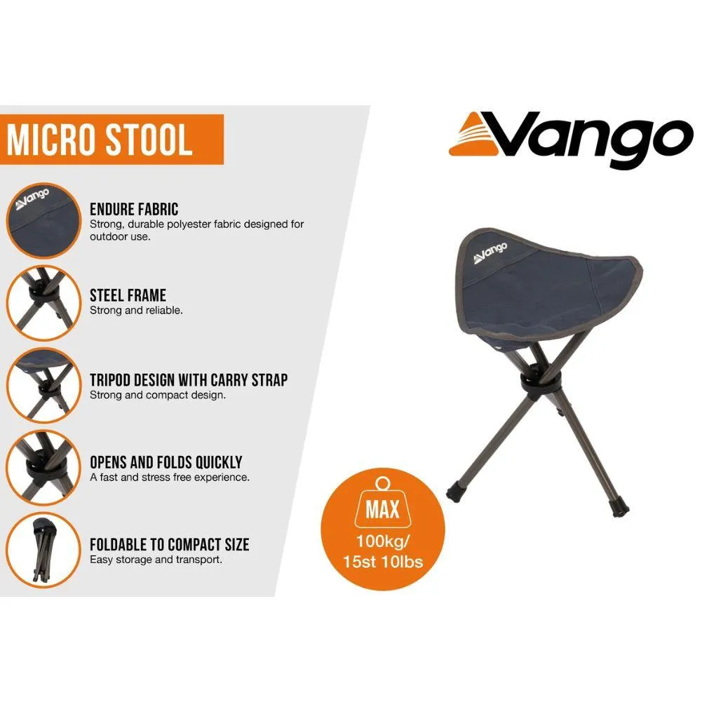 Vango Micro Stool (India Ink)