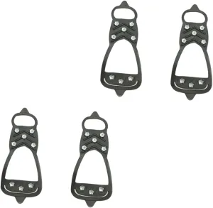 VANZACK Anti-Slip Eight-Tooth Crampons Covers Claw Crampons Ice Cleats Traction Snow Shoe Hiking Snow Mountain