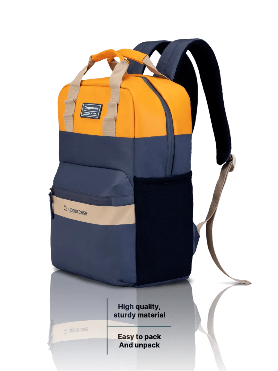 Vegan Blue Backpack