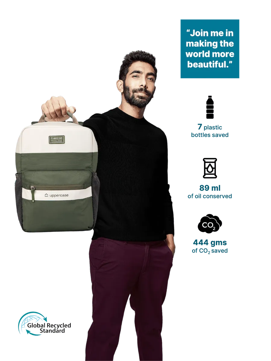 Vegan Green Backpack