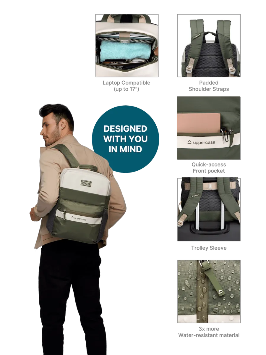 Vegan Green Backpack