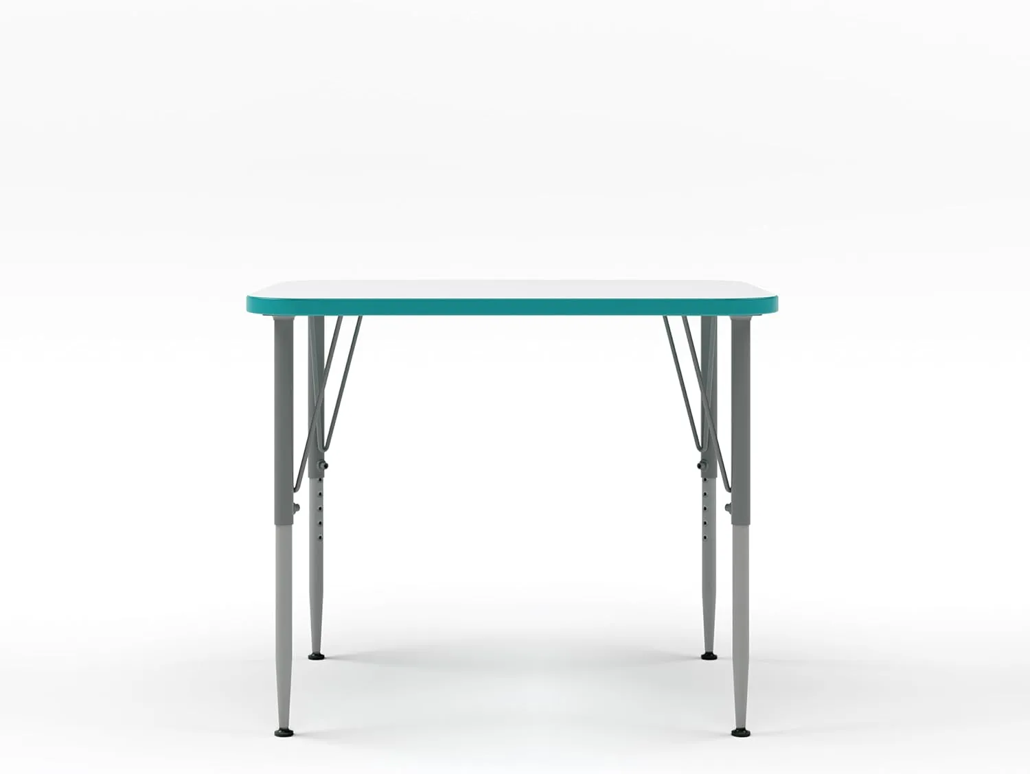 Versa Desk Adjustable Height Kids Table, Large Rectangular Child Desk for School Classroom, Tall Size (Maple, 21-30" H)