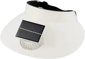 Visor Hats for Women, Solar Fan Hat Sun Visor with 3 Wind Speed Adjustable Golf Visors for Outdoor, Running, Tennis