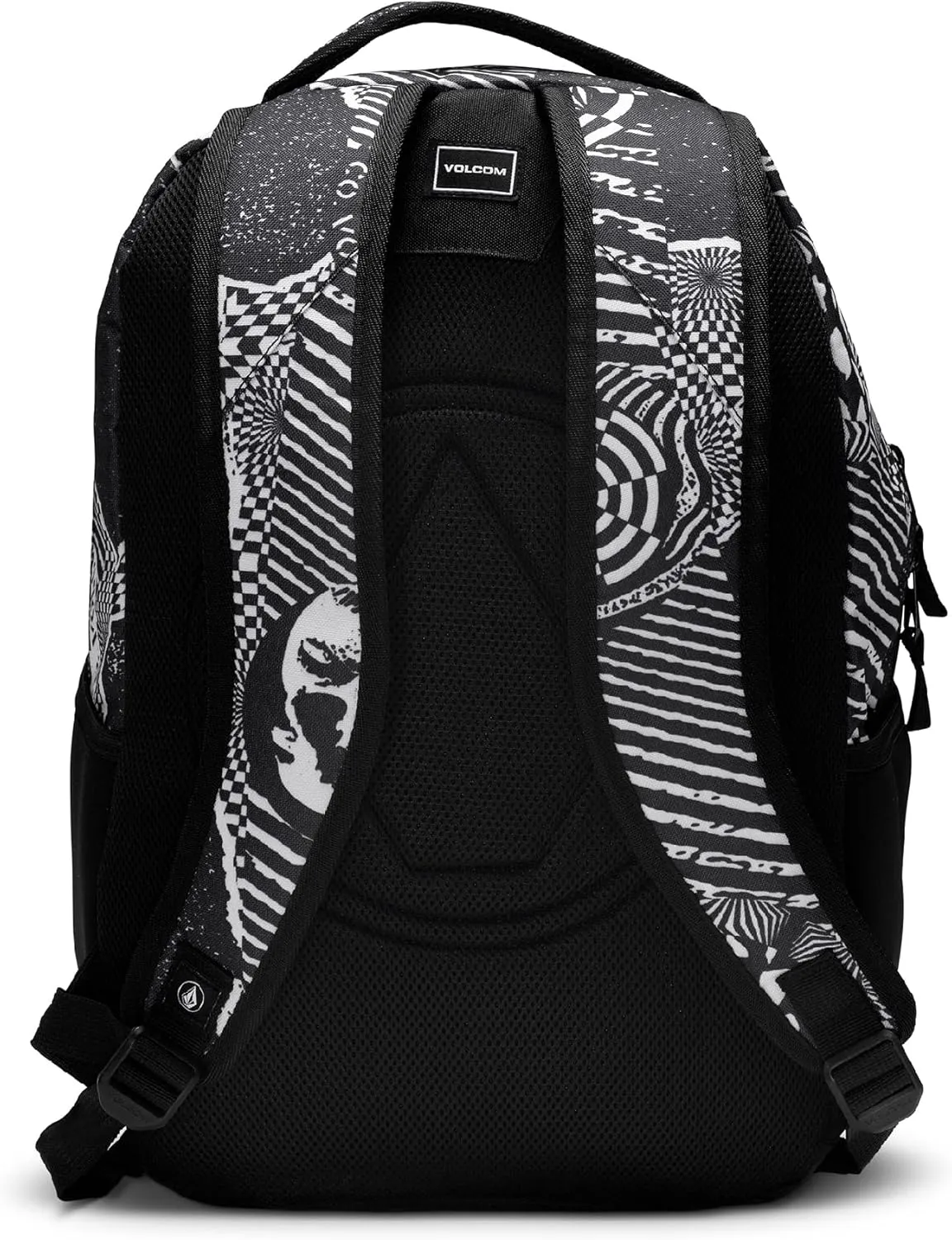 Volcom Men's Everstone Skate Backpack, Black White, One Size