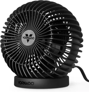 Vornado SPHERE Personal Adjustable Fan for Desktop, Bedside, Table Top, Desk, Black