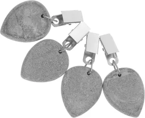 VOSAREA Metal Clip Tablecloth Weights Stone Table Cover Clips for Round Rectangular Tablecloths