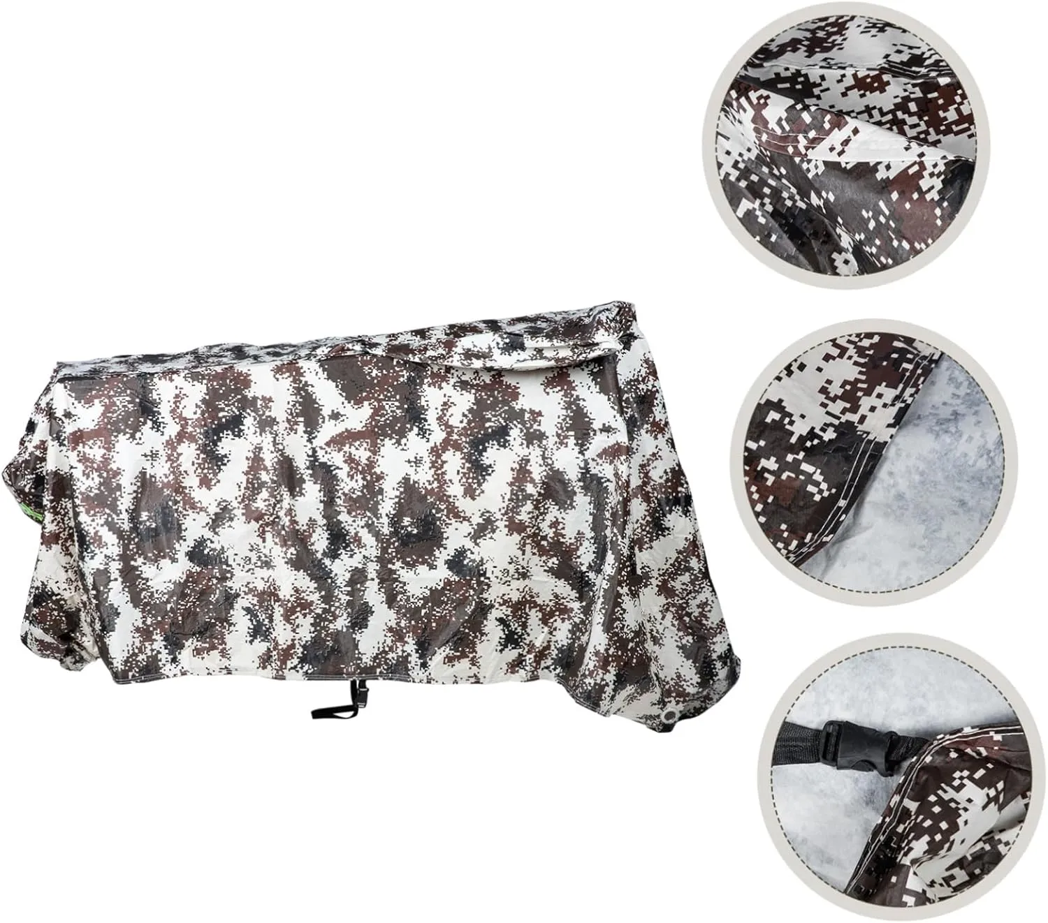 Wakauto Bike Cover Mountain Bike Protector Rainproof Accessory Fit Heavy-duty Outdoor and Scratch Digital Camouflage