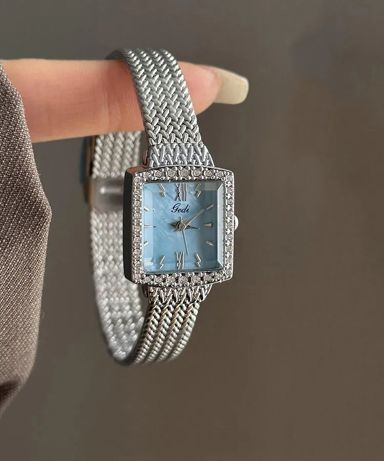 Waterproof Baby Chain Stainless Chic Blue Steel Watches