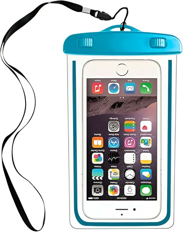 Waterproof Mobile Pouch Cover Universal Dry Bag for Smartphones up to 6.5 inches (Random Colour)