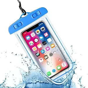 Waterproof Mobile Pouch Cover Universal Dry Bag for Smartphones up to 6.5 inches (Random Colour)