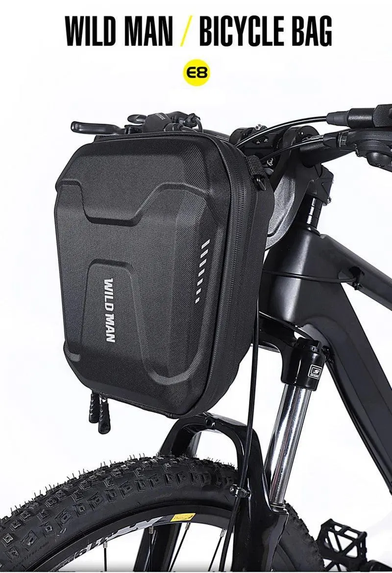 Waterproof Multifunctional Bicycle Handlebar Bag Front Bike Bag EVA Hard Shell Cycling Head Bag Bicycle Assessoires