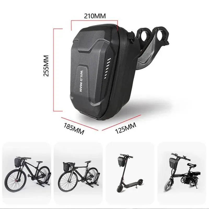 Waterproof Multifunctional Bicycle Handlebar Bag Front Bike Bag EVA Hard Shell Cycling Head Bag Bicycle Assessoires