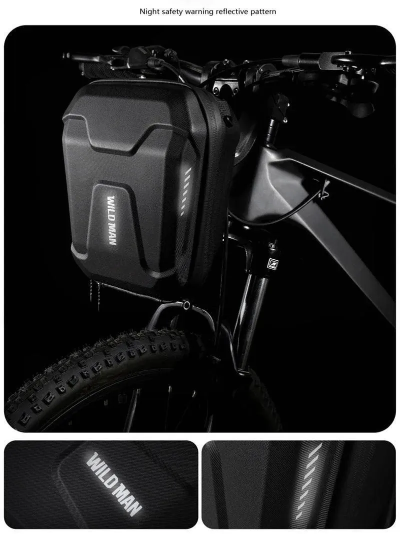 Waterproof Multifunctional Bicycle Handlebar Bag Front Bike Bag EVA Hard Shell Cycling Head Bag Bicycle Assessoires