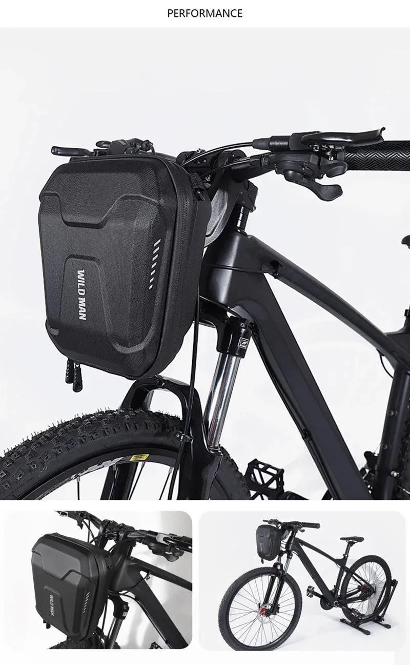 Waterproof Multifunctional Bicycle Handlebar Bag Front Bike Bag EVA Hard Shell Cycling Head Bag Bicycle Assessoires