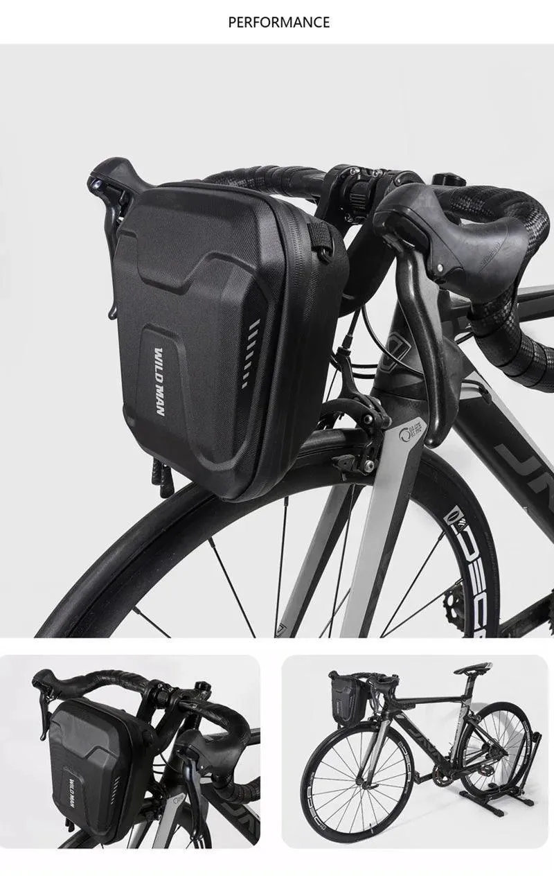 Waterproof Multifunctional Bicycle Handlebar Bag Front Bike Bag EVA Hard Shell Cycling Head Bag Bicycle Assessoires