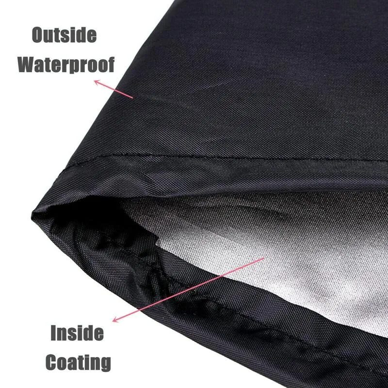 Waterproof Round Table Cover For Outdoor Garden Grill - 71X53Cm
