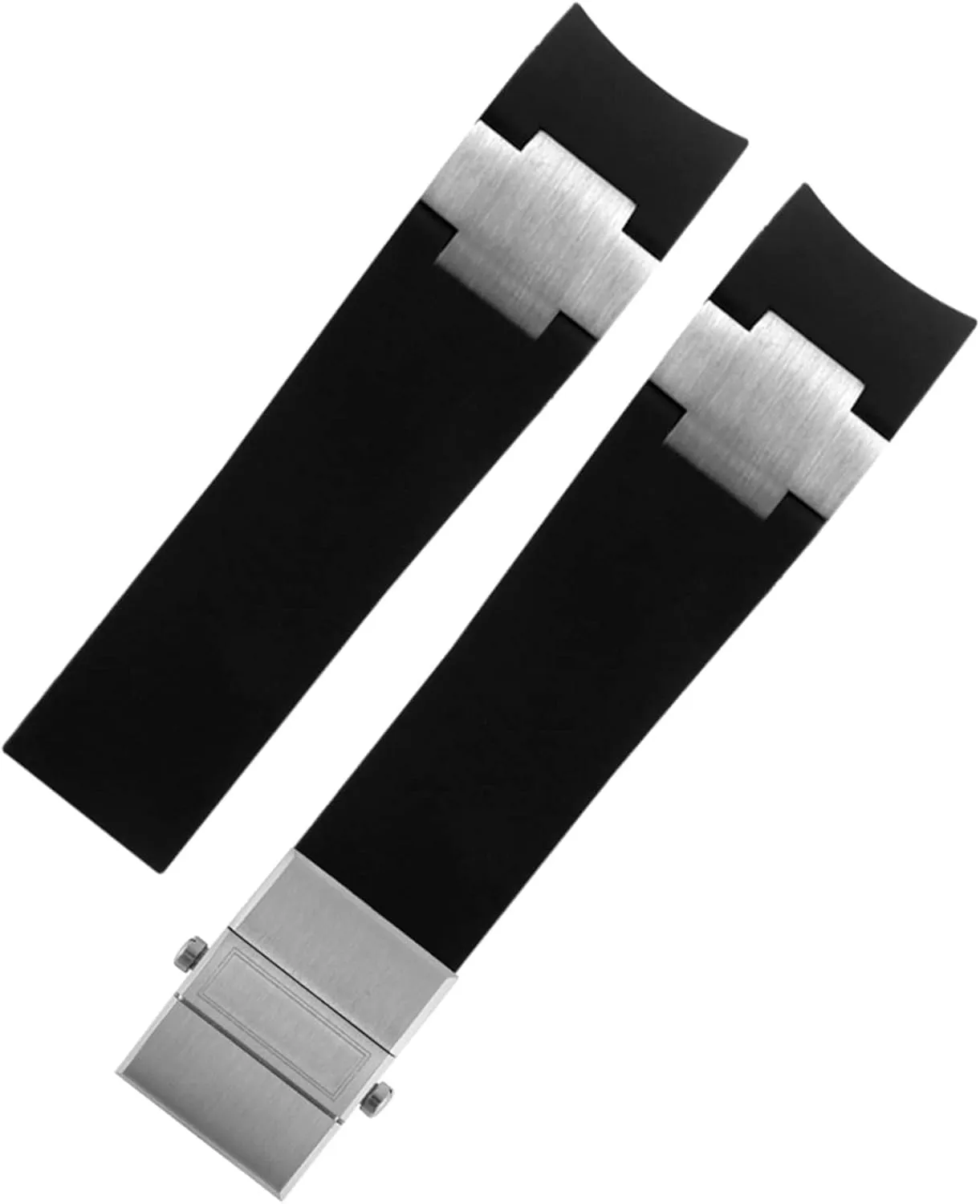 Waterproof Watch Band For Ulysse Nardin Silicone Rubber Watchstrap Sports Wrist Bracelets Replacement Watch Accessories Parts