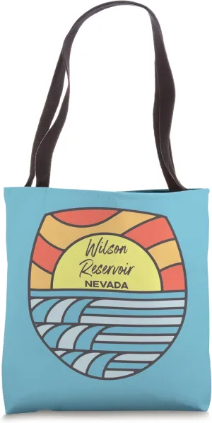 Wilson Reservoir Nevada NV Sunset Vacation Souvenir Tote Bag