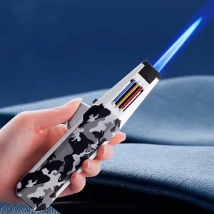 Windproof Straight Flush Gas Lighter