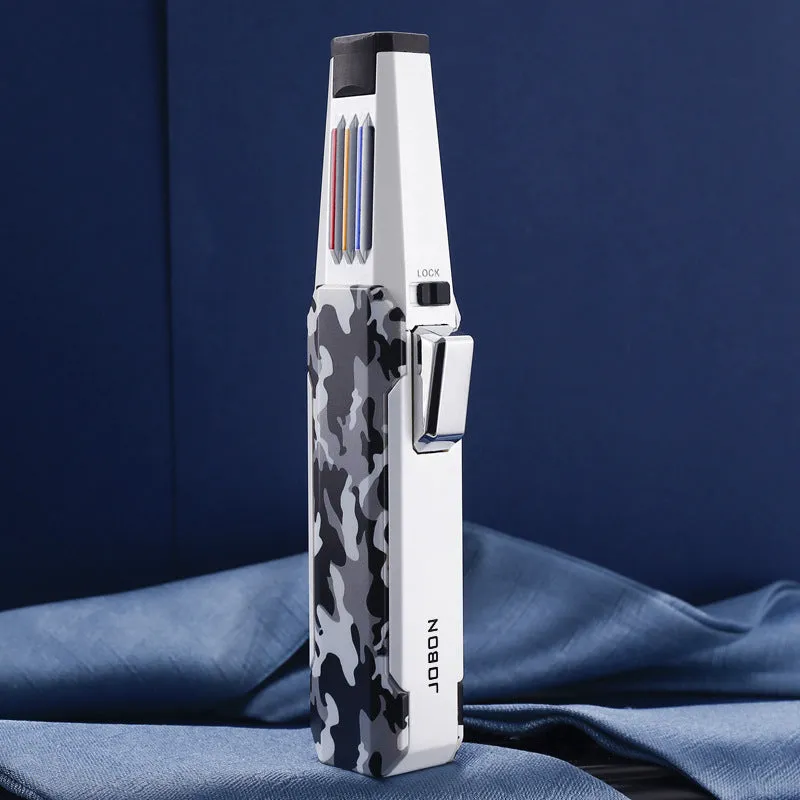 Windproof Straight Flush Gas Lighter