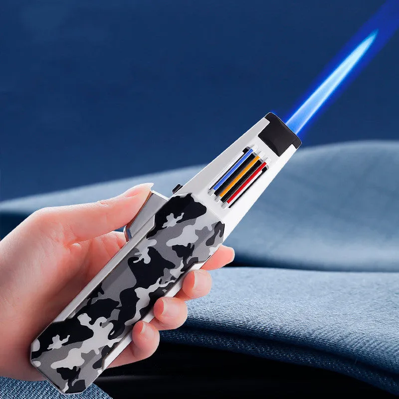Windproof Straight Flush Gas Lighter