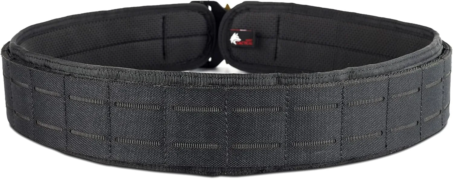 WOLF TACTICAL Molle Battle Belt – War Belt Battle Belts Tactical Gun Belt Duty Belt 2” Quick-Release Combat Belt
