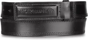 Wolverine mens Full Grain Leather Belt | Heavy Duty | Utility | Tactical | Rugged | Durable | Metal Buckle