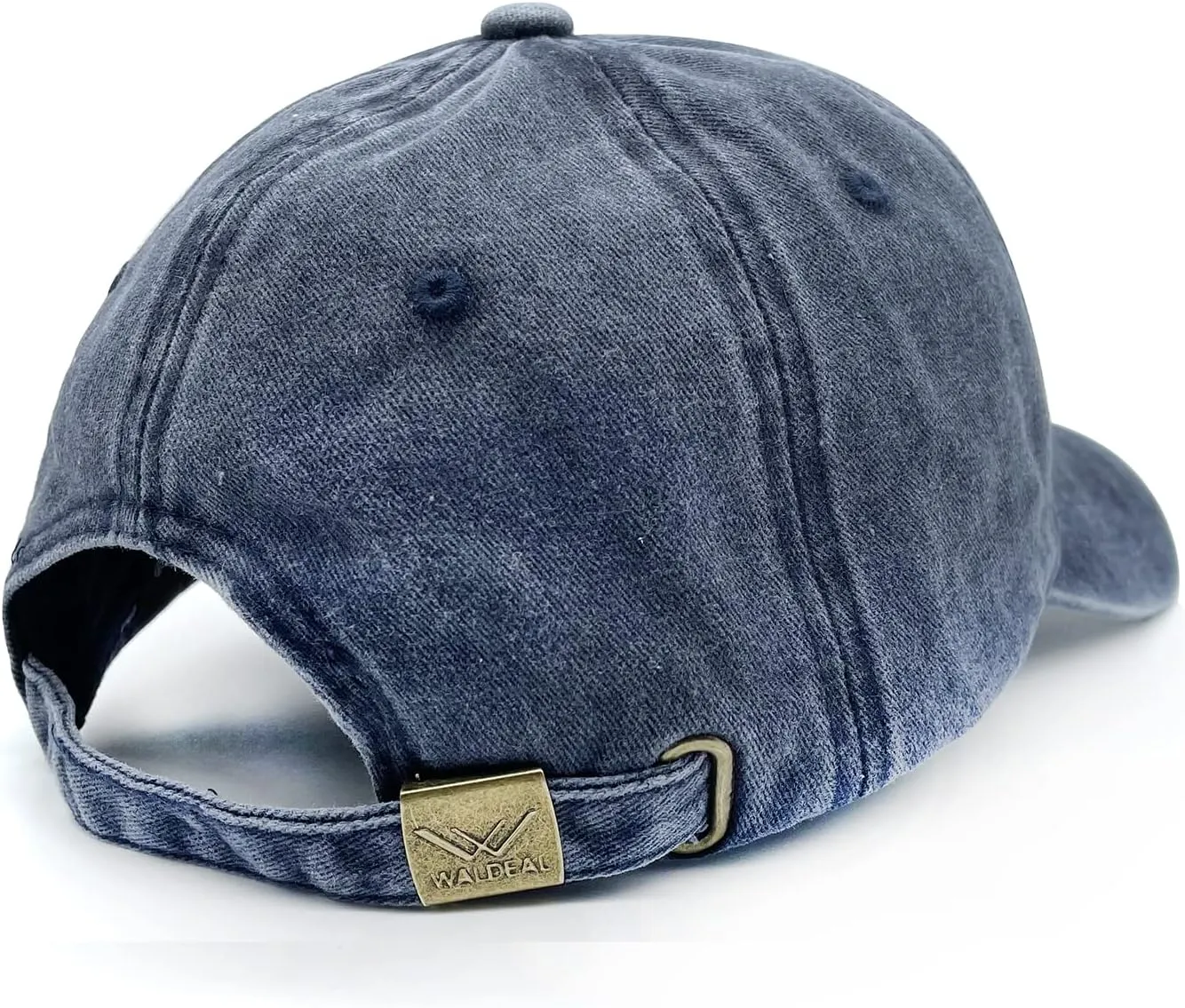 Women's Embroidered Dog Mom Hat Adjustable Denim Baseball Cap