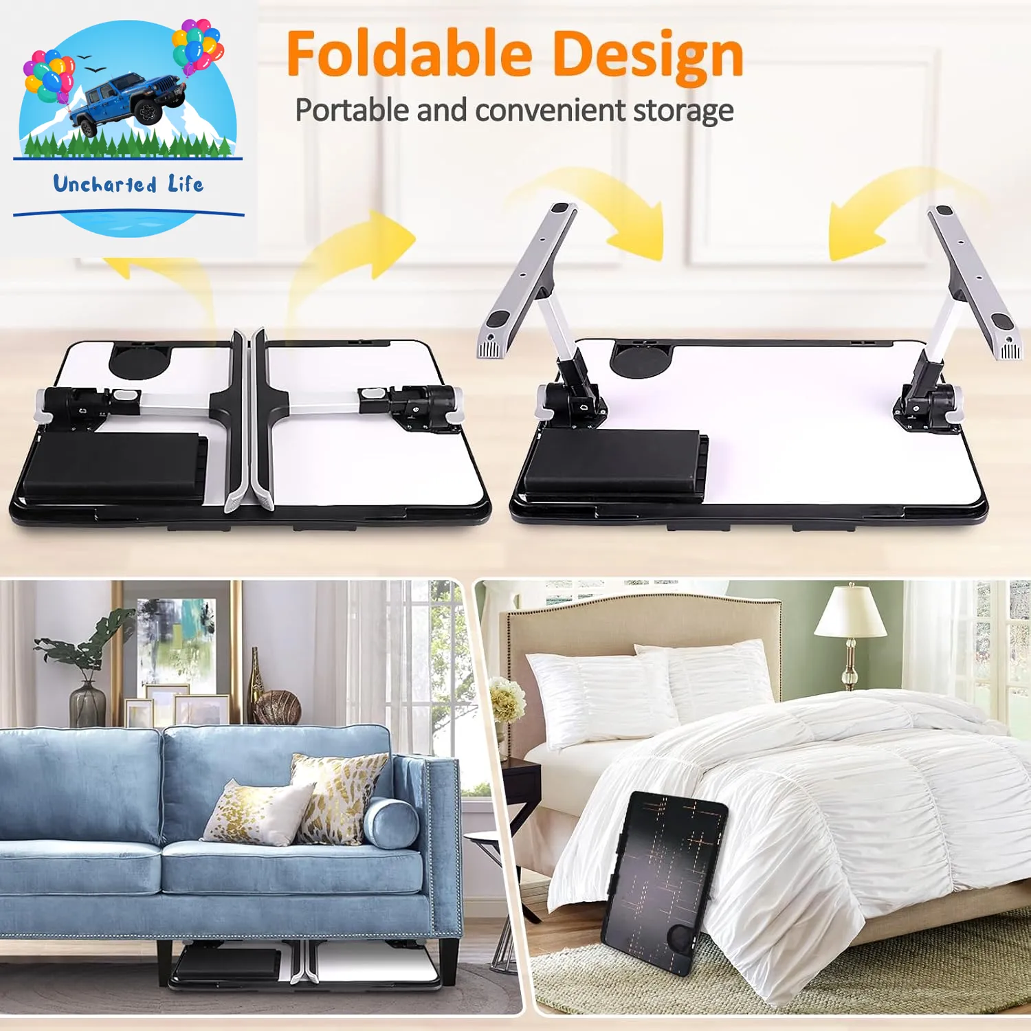 WONSAR Adjustable Lap Desk: Ultimate Comfort for Work and Leisure
