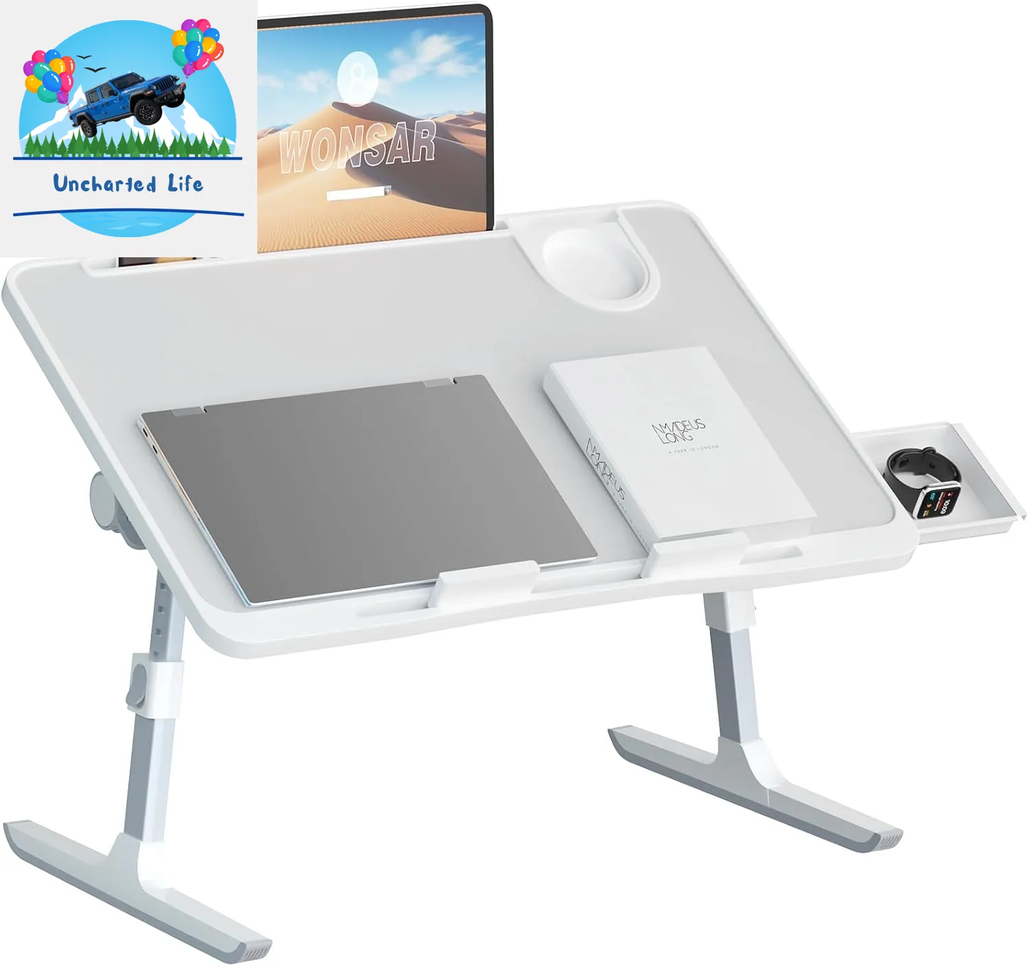 WONSAR Adjustable Lap Desk: Ultimate Comfort for Work and Leisure