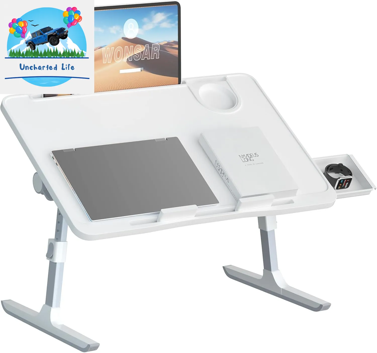WONSAR Adjustable Lap Desk: Ultimate Comfort for Work and Leisure