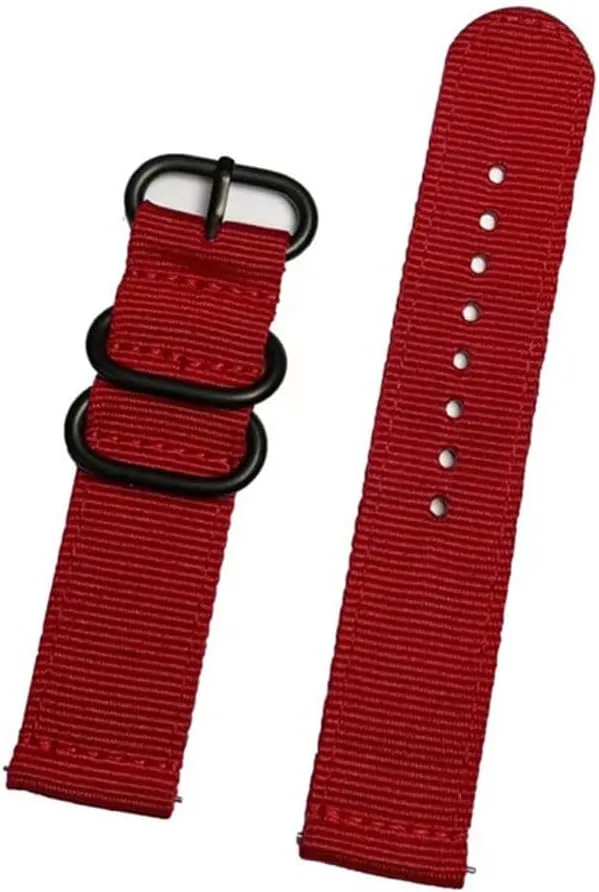 Woven Nylon Sport Band 18mm 24mm 22mm 20mm for Watch 6 5 4 3 Gear S3 for Women Men Replacement Strap