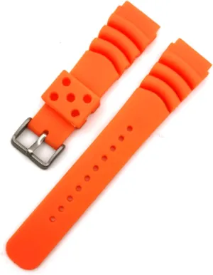 Wrist Straps Silicone Waterproof Wristband Diving Watch Band 18mm 20mm 22mm Watch Accessories for Men Sports