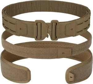 YAKEDA Tactical Battle Belt with Quick-Release, Padded Nylon with Inner Belt & Anti-Slip Feature