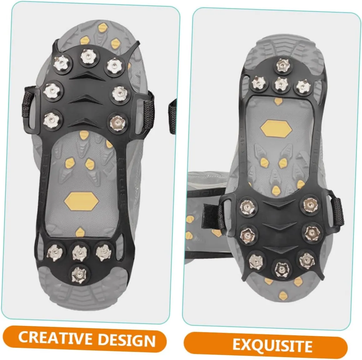 YARNOW Mountaineering Covers Slip-on Shoe Gripper Snowfield Shoe Cover Chains Snow Shoes Prevent Snow Cleats