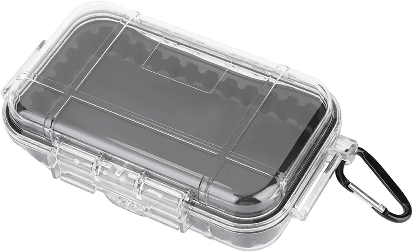 YOUTHINK Outdoor Storage Bag EDC Tool Box Airtight Storage Case Lightweight Transparent Airtight Earthquake Shockproof Outdoor Storage Box (Transparent)