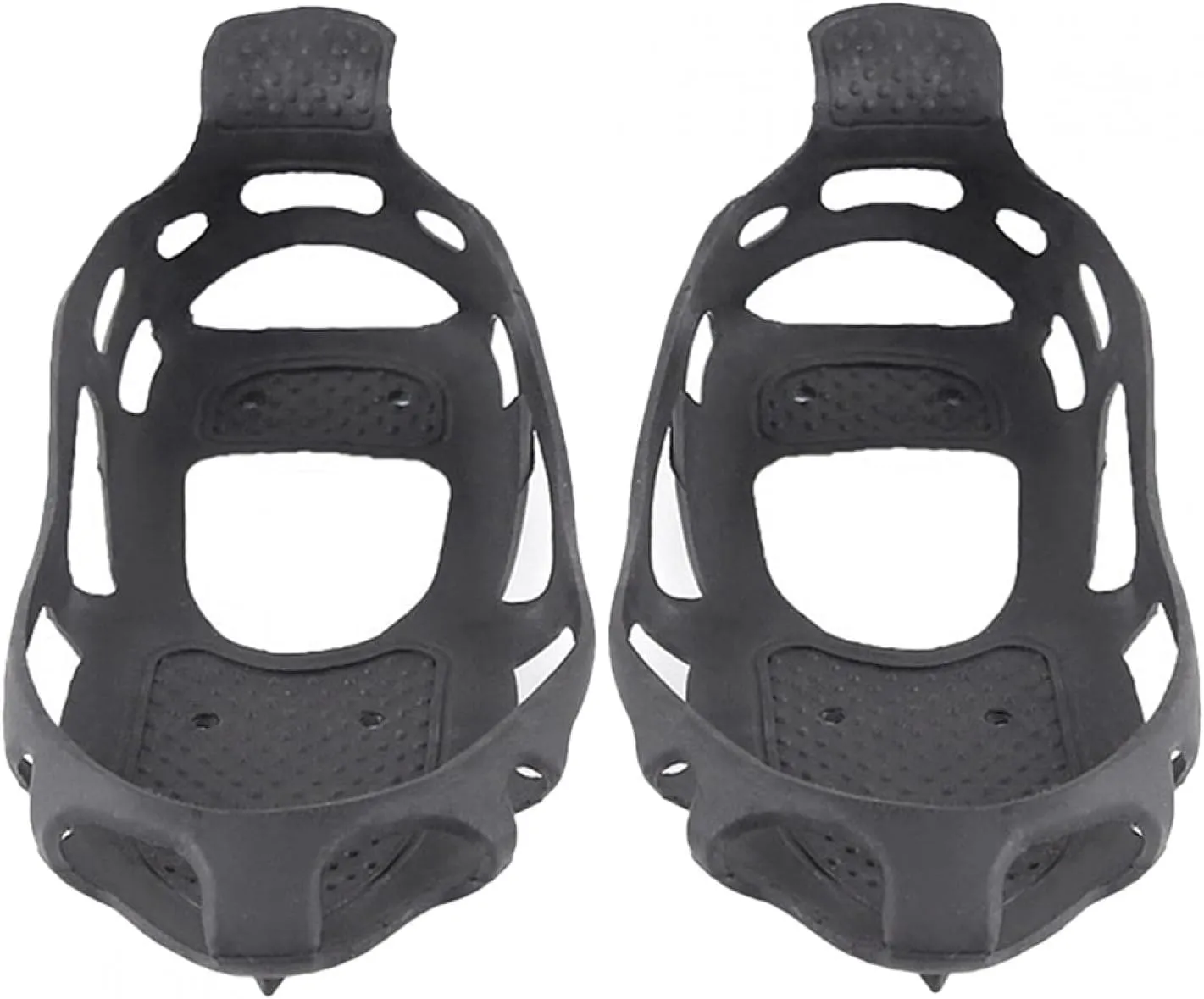Yuhoo Ice Snow Traction Cleats Crampons, Climbing Anti Slip Spikes Grips Crampon, Safe Winter Ice Grippers Snow Traction Cleats for Hiking Fishing Climbing Walking Outdoor Sport(Size:M)