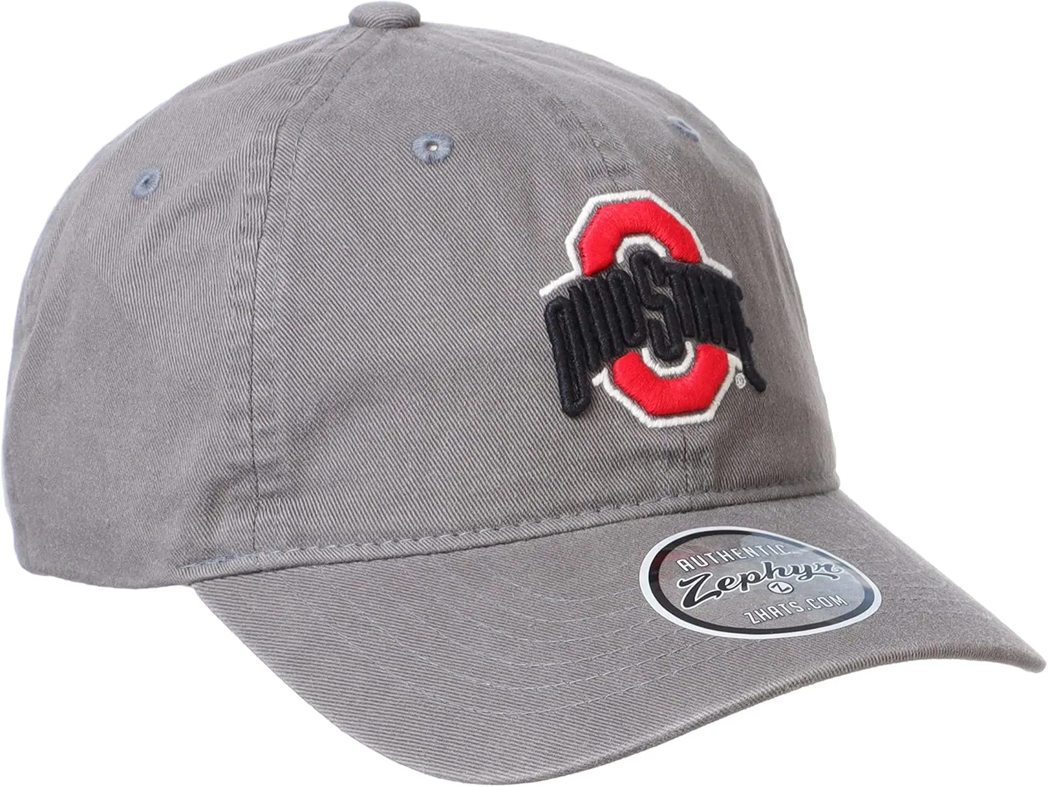 Zephyr Men's Adjustable Scholarship Hat Charcoal
