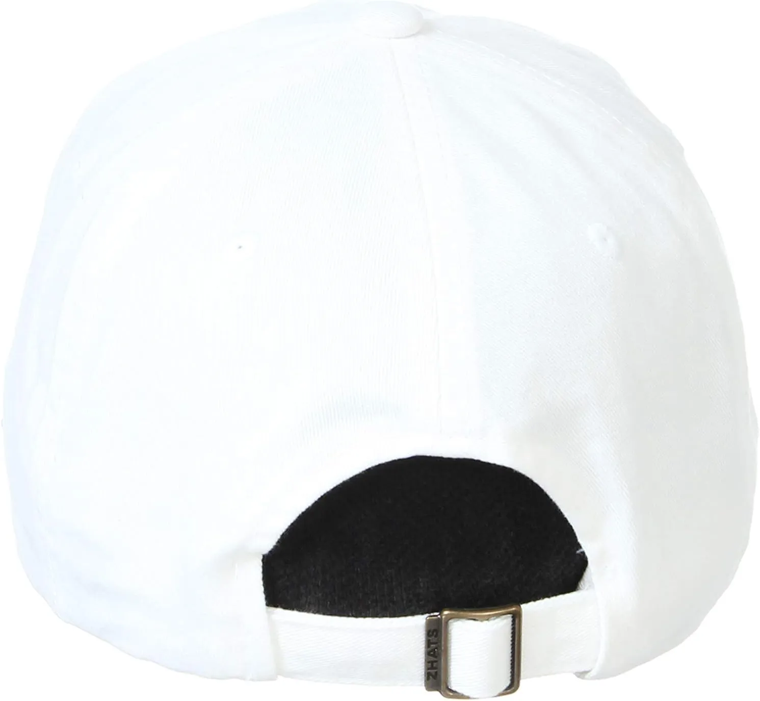 ZHATS Men's Adjustable Scholarship Hat White