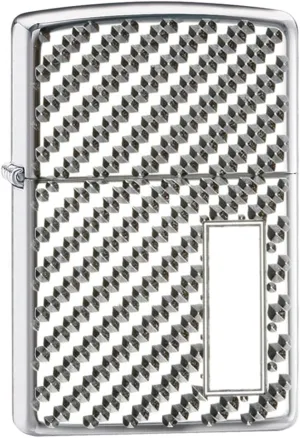 Zippo #2 Armor High Polish Lighter (Silver, 5 1/2x3 1/2-cm)