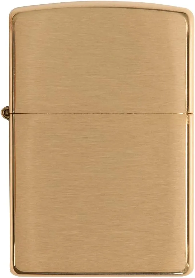 Zippo All-in-One Kit with Brushed Brass Windproof Lighter