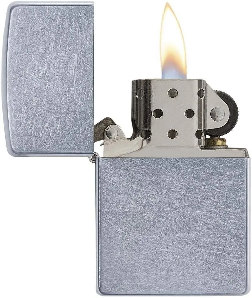 Zippo All-in-One Kit with Street Chrome Windproof Lighter