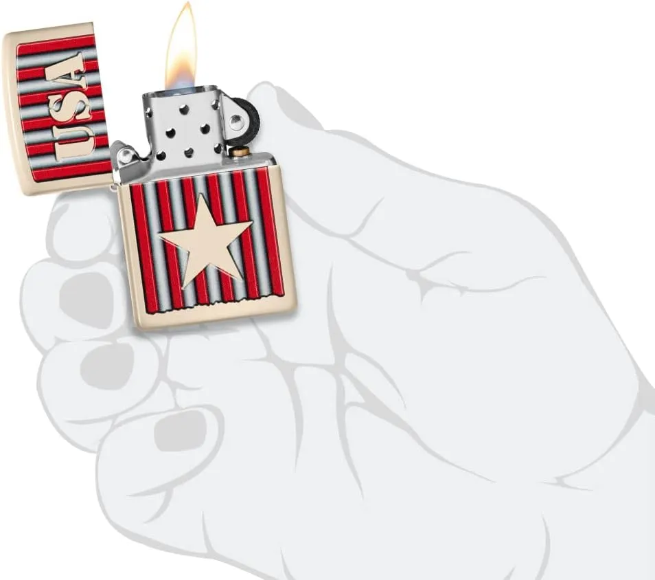 Zippo American Flag Lighters